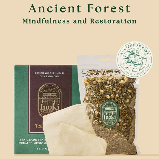 Inoki Bathhouse - Ancient Forest Tea Bath (mini) - Premium Botanical Soak for Holistic Wellness Rituals