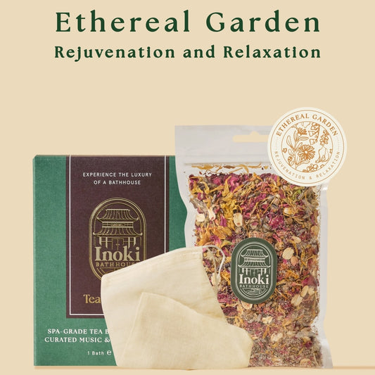 Inoki Bathhouse - Ethereal Garden Tea Bath (mini) - Premium Botanical Soak for Holistic Wellness Rituals