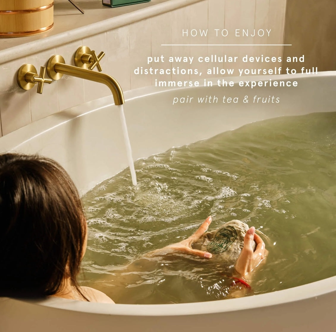 Inoki Bathhouse - Ethereal Garden Tea Bath (mini) - Premium Botanical Soak for Holistic Wellness Rituals