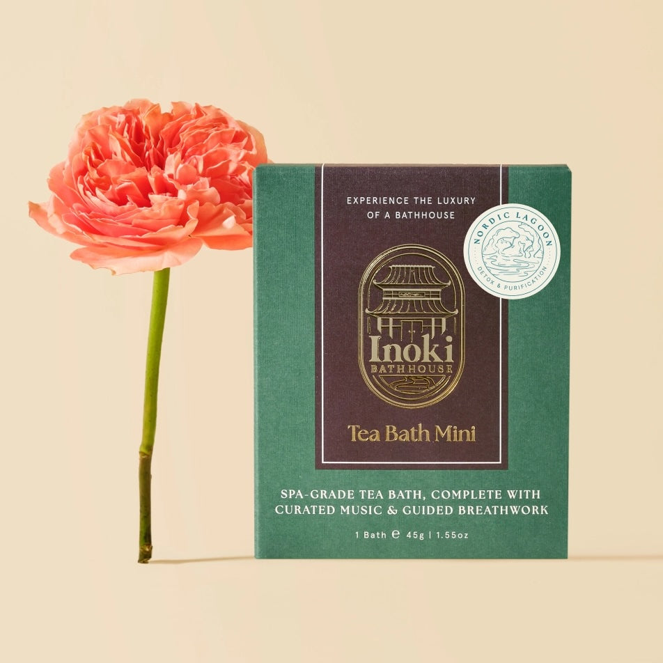 Inoki Bathhouse - Nordic Lagoon Tea Bath (mini) - Premium Botanical Soak for Holistic Wellness Rituals