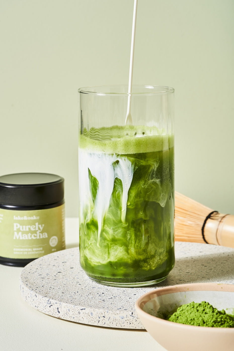 Lake & Oak Tea Co. - Purely Matcha - Organic Ceremonial Grade Matcha (40g Tin)