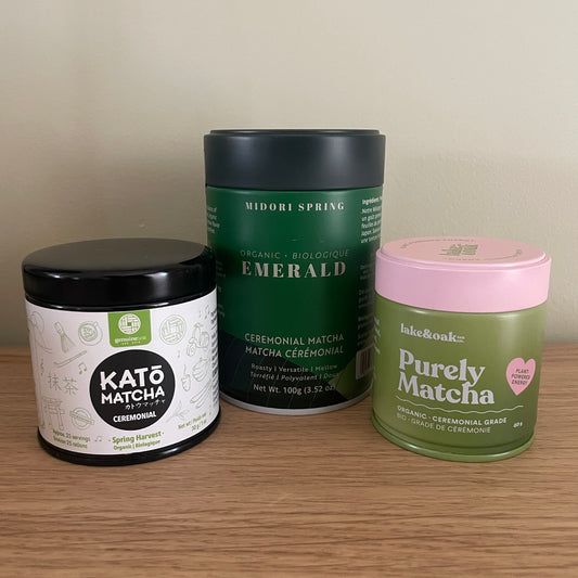 Organic Ceremonial Matcha Sampler (170g total)