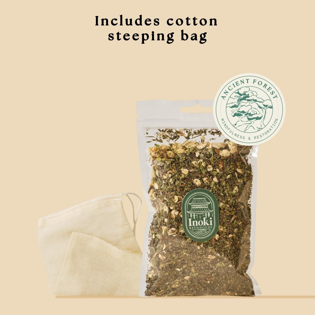 Inoki Bathhouse - Ancient Forest Tea Bath (mini) - Premium Botanical Soak for Holistic Wellness Rituals