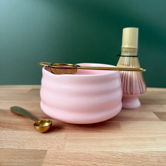 Matcha Starter Set - Pink (Matcha Not Included)