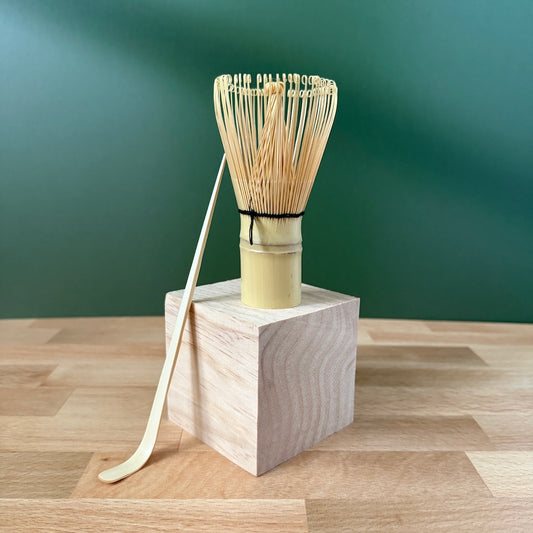 Bamboo Whisk and Scoop Set