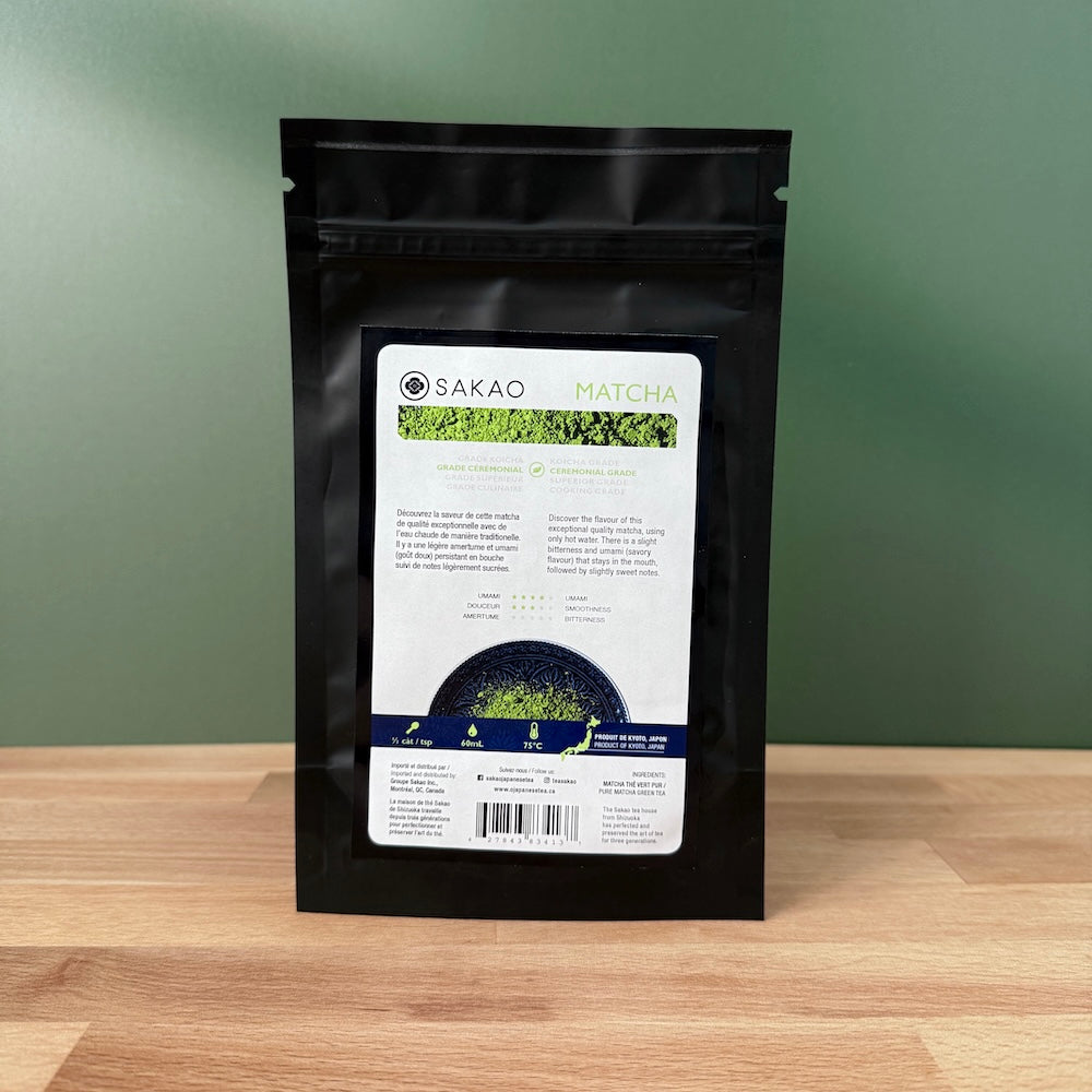 Sakaō Tea - Ceremonial Grade Matcha (30g Bag)